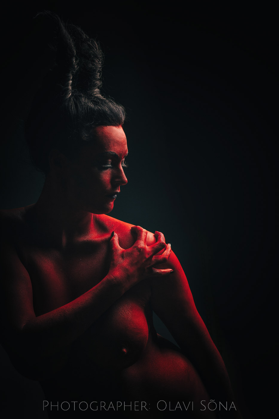 Girl Devil Nude Art Photography